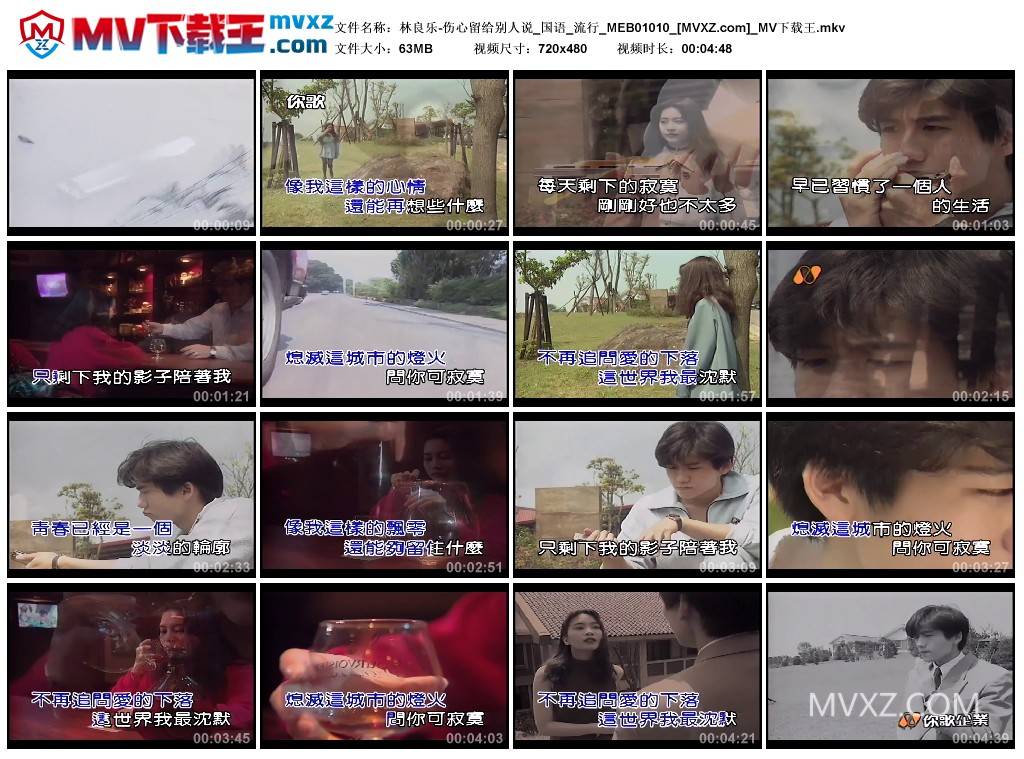 林良乐-伤心留给别人说_国语_流行_MEB01010